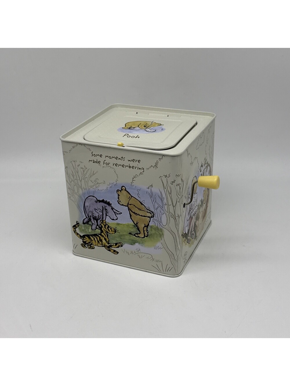 Disney Winnie The Pooh Jack In The Box Musical Classic Pooh Toy Collectible